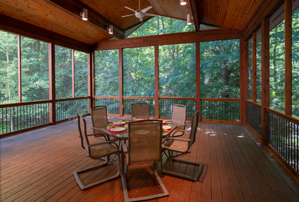 Screened porch